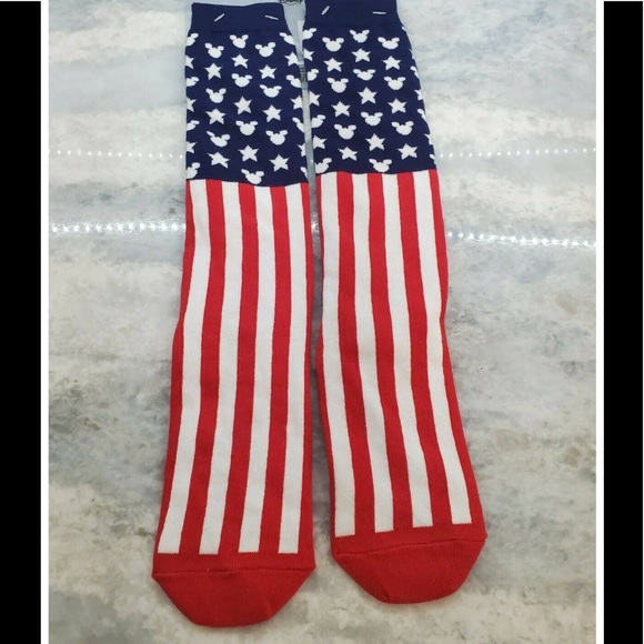 Disney Americana Patriotic Socks-Unisex - Picture 1 of 3